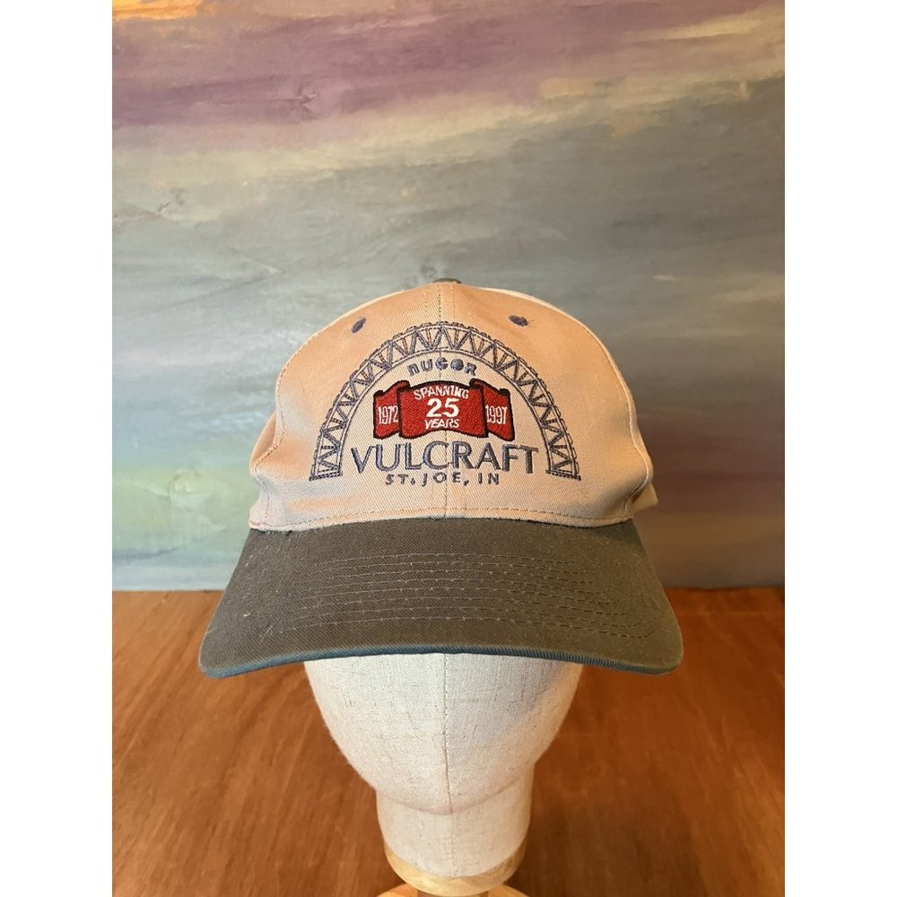 90s Vintage Workwear Hat Vulcraft Steel Construction Cap 1997 Saint Joe Indiana